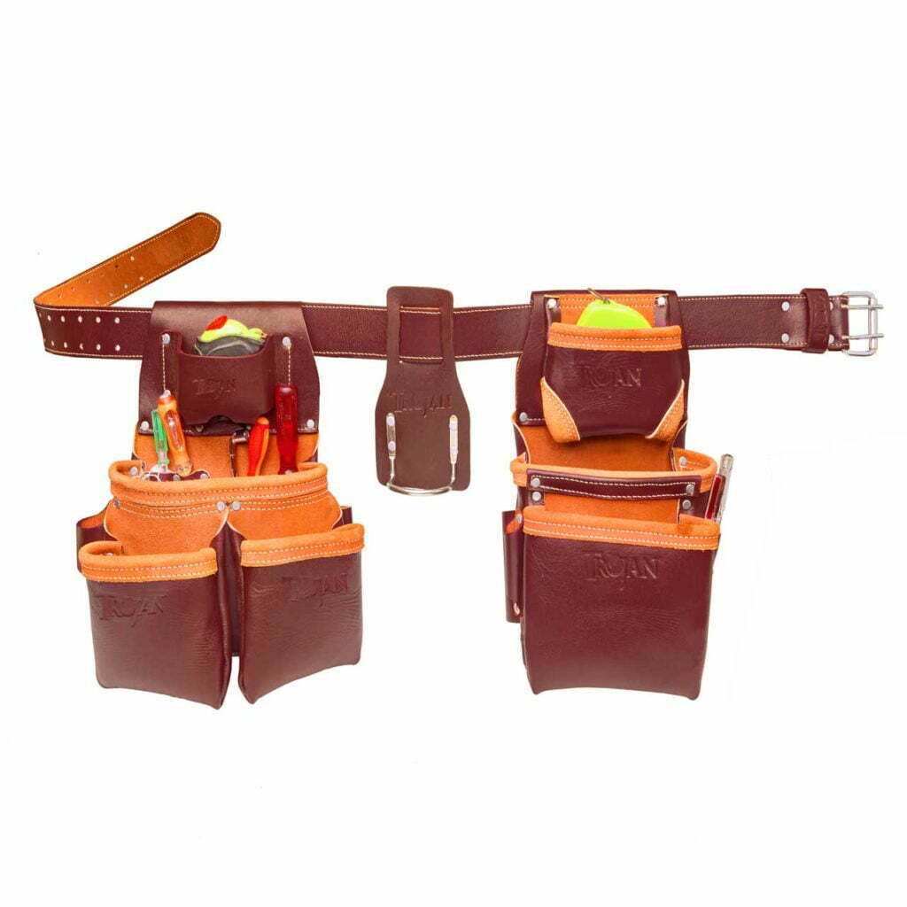 Leather Tool Belt Pouches - Leather Belt Pouch - Trojan Tool Belts