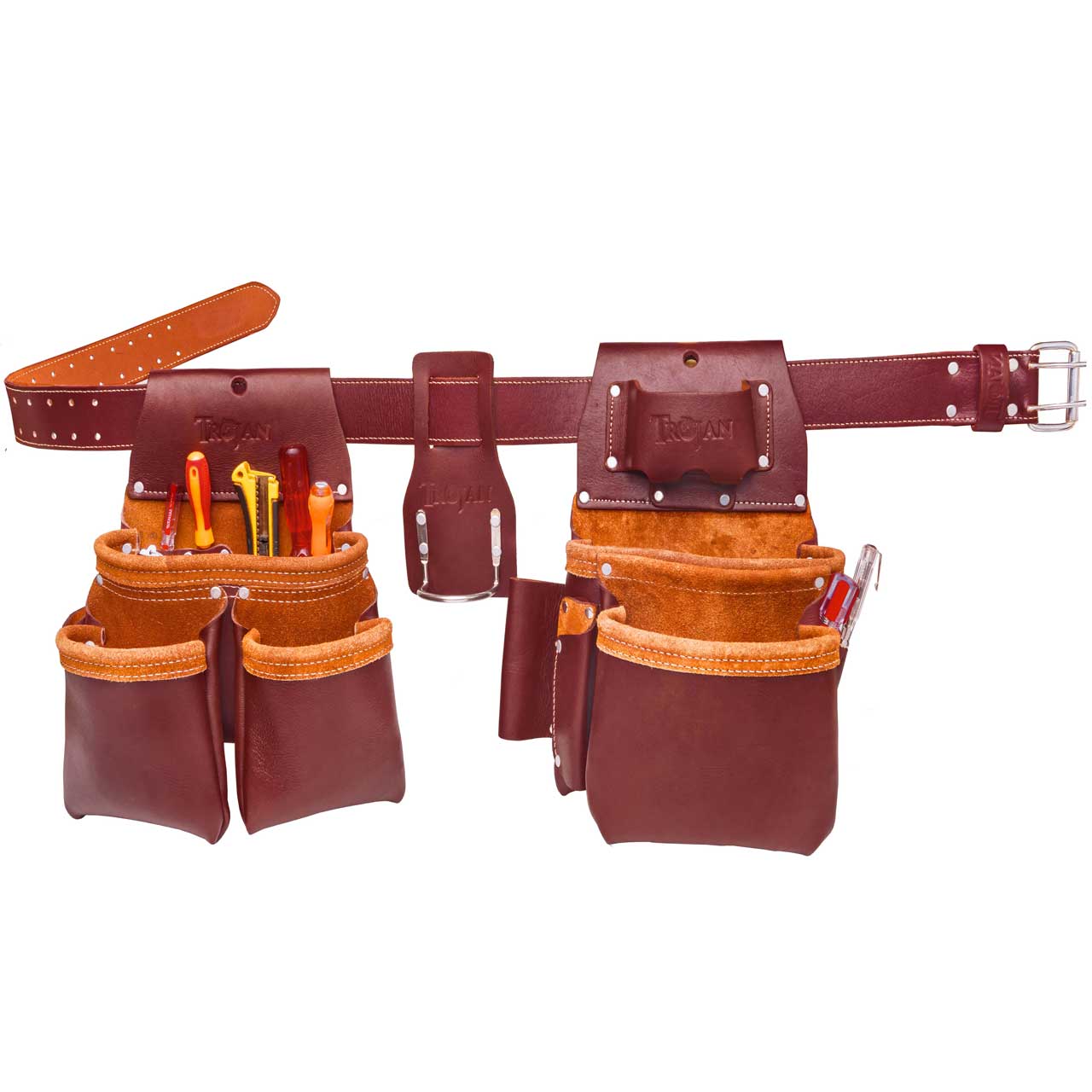 Framing Tool Belt Premium Leather Tool Belts Trojan Tool Belts