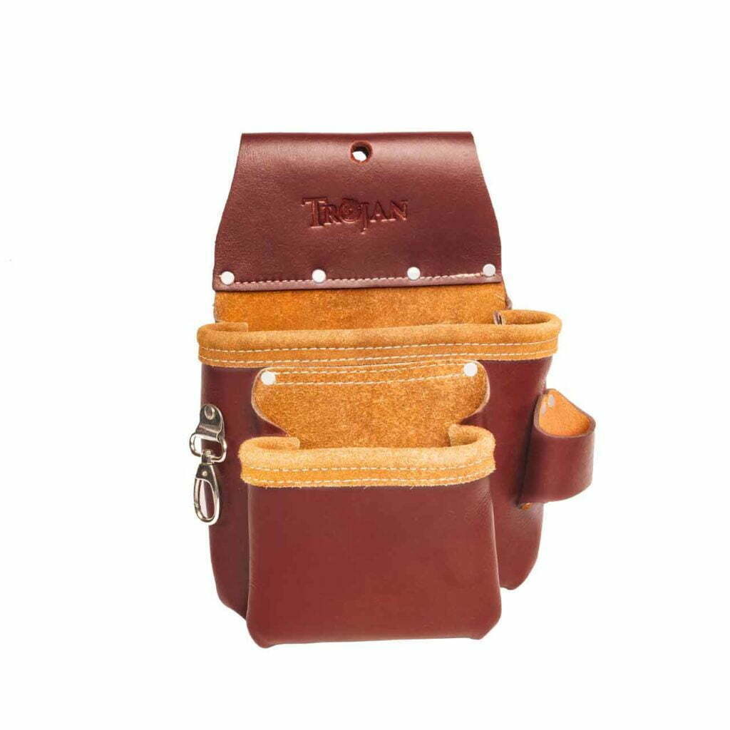 Best Carpenters Leather Tool Pouch 2022 - Trojan Tool Belts